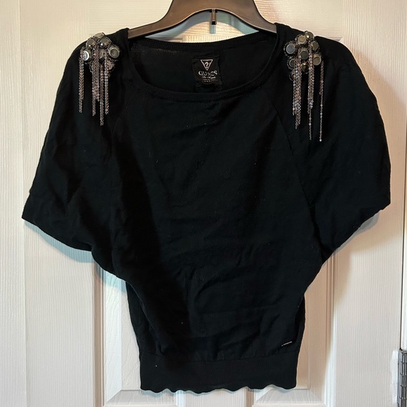 Guess black chain top - Picture 5 of 11